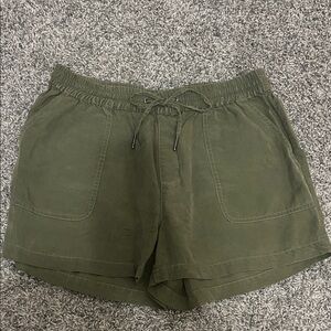 PAIGE Forest Green Women's Cargo Shorts